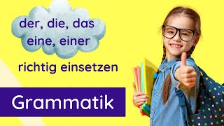 bestimmter Artikel amp unbestimmter Artikel  Deutsche Grammatik  Lehrerschmidt  einfach erklärt [upl. by Nanis]