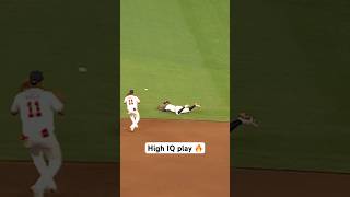 WILD play from Ozzie Albies 🤯 mlb braves baseball [upl. by Merriman]