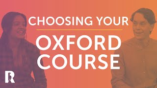 Choice of Oxford Course  Rhodes Scholarship Admissions Playlist [upl. by Anide]