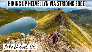 Helvellyn via Striding Edge  An Epic Knife Edge Ridge Hike in the Lake District [upl. by Airla]