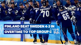 🏒 Finland 🆚 Sweden  Mens Ice Hockey Beijing 2022 [upl. by Bonnette]