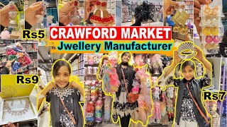 क्रॉफोर्ड मार्केट Crawford Market Mumbai Biggest Jewellery Wholesale Market  Jewellery Manufacturer [upl. by Ailemak]