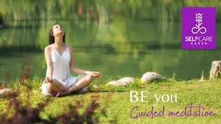 BE you 💟 a guided meditation for connecting to your higher self 💟 Selfcare Karen [upl. by Shippee]