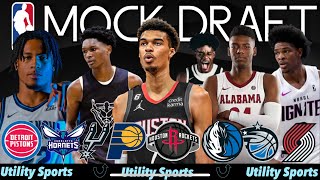 2023 NBA Mock Draft FULL FIRST ROUND MOCK DRAFT I End of Season NBA Mock Draft [upl. by Neelyhtak957]