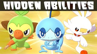 Hidden Ability Starters in Pokémon Sword and Shield [upl. by Iseabal]