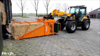 Flingk SVV stroverdeler bale spreader [upl. by Deehsar]