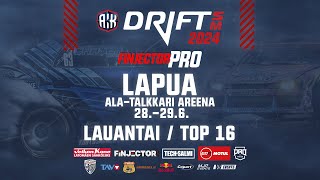 Drift SM LIVE  Lapua  TOP16 Lauantai 296 [upl. by Cattima883]