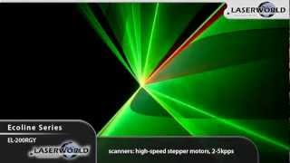 Laserworld EL200RGY  strong multicolor show laser system [upl. by Nishom]