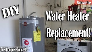 How to Replace a Water Heater Easy DIY Guide [upl. by Sitnalta]