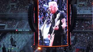 Metallica  Ecstasy Of Gold Intro  Whiplash  Madrid  14072024  14 July [upl. by Bryna900]