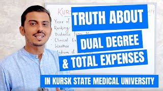 What is Dual Degree in Kursk State Medical University  Total Fee of Kursk State Medical University [upl. by Zeculon332]