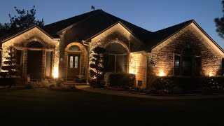 How to install uplights on your house  Wall wash lights  Landscaping lights [upl. by Alf]