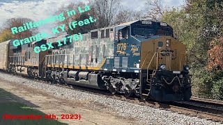 Railfanning in La Grange KY Feat 1776 11423 [upl. by Sutsuj797]