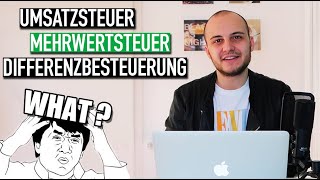 Umsatzsteuer  Mehrwertsteuer  Differenzbesteuerung  Für Reseller einfach erklärt [upl. by Nauqyt]