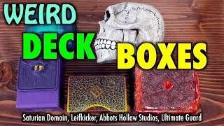 MTG Best Deck Boxes 24  Review of Weird and Unusual Deck Boxes for Magic The Gathering and Pokemon [upl. by Eiramacissej]