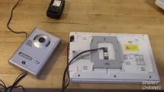 How to install Video Door Phone Step By Step [upl. by Gittle]