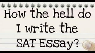 14  SAT Essay Writing Formula [upl. by Wright]