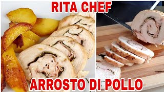 ARROSTO DI POLLO CON PATATE⭐RITA CHEF  Tenero gustoso e saporito [upl. by Lyrak]