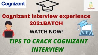 Cognizant interview experience and tips  How to crack cts interview [upl. by Lobiv]