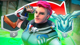 Educational Unranked To GM  Overwatch 2  Rank 1 Peak  Zarya [upl. by Aynam]