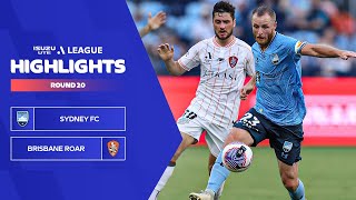 Sydney FC v Brisbane Roar FC  Highlights  Isuzu UTE ALeague 202324  Round 20 [upl. by Bast]