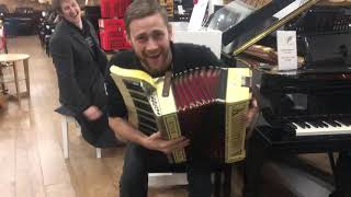 Hohner Organetta IV Accordian at Sherwood Phoenix Music [upl. by Schlesinger]