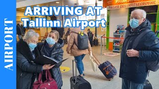 ARRIVING AT TALLINN Airport in Estonia  Lennart Meri Tallinn Airport Arrival Process [upl. by Garin]