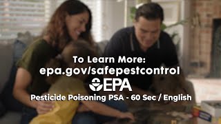 US EPA Pesticide Poisoning PSA  60 Sec  English [upl. by Aral2]