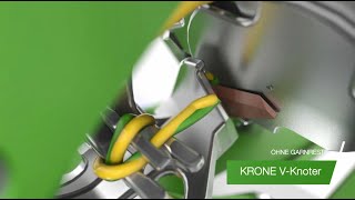 Animation KRONE knotter systems for KRONE BiG Pack large square baler [upl. by Tews]