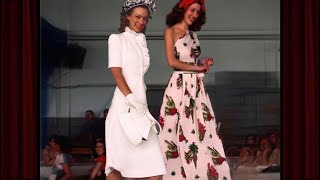 A Vintage 1940s Fashion Runway 4K Restored 1947 Film USA [upl. by Trauner791]