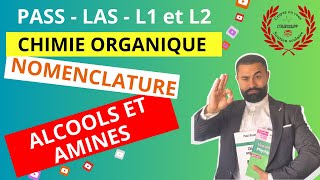 NOMENCLATURE EN CHIMIE ORGANIQUE  37  ALCOOLS ET AMINES [upl. by Lyndy]