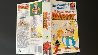 Opening amp Closing to The Cunning Gaul in THE TWELVE TASKS OF Asterix 1987 VHS UK [upl. by Arondel]