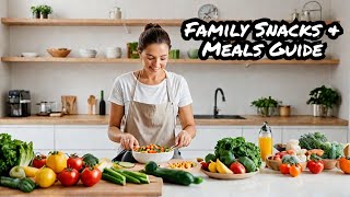 The Secret To Healthy Family Snack And Meal Planning [upl. by Tonkin288]