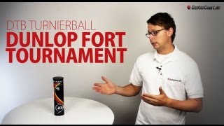 Dunlop Fort Tournament DTB Tennisbälle [upl. by Haney782]