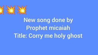 Zambia is receiving fire 🔥🔥🔥 my new song holy ghost carry me [upl. by Noled838]