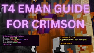 ENDERMAN SLAYER GUIDE FOR CRIMSON Hypixel Skyblock [upl. by Ecirual861]