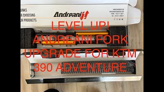 Andreani Fork Upgrade For KTM 390 Adventure [upl. by Edmondo]