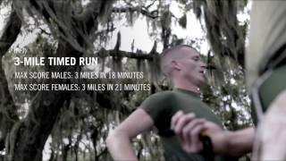 Marine Corps PFT Timed Run [upl. by Gilberto]