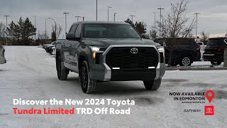 Discover the New 2024 Toyota Tundra Limited TRD Off Road with Gateway Toyota  Full Model Review [upl. by Yoshiko]