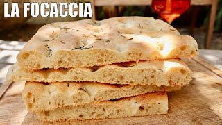 RECETTE FOCACCIA  La savoureuse FOUGASSE italienne [upl. by Alleen762]