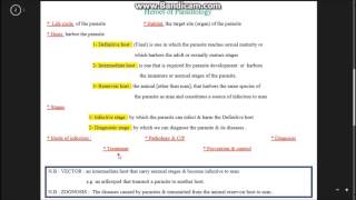 Introduction in Medical Parasitology [upl. by Nnagem]