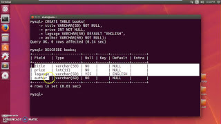 MySql Tutorial CREATE database add table amp INSERT VALUE [upl. by Idnahc]