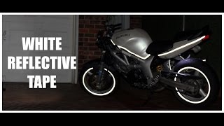 How to Install Reflective Tape  Motorcycle Wheels [upl. by Khoury]