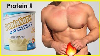 Pentasure High Protein  Uses Benefits amp Dosage in Hindi  Help to increase muscles Fastly [upl. by Sinegra]