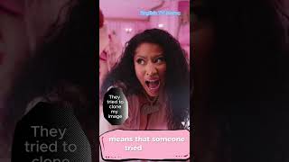 Learn English with Nicki Minaj englishlanguage icespice [upl. by Eslud596]