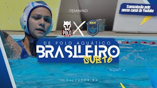 BRSILEIRO SUB 16 DE POLO AQUÁTICO  FEMININO  SESI SP X ABDA  TV ABDA [upl. by Airetak]