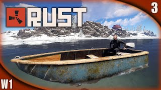 Rust W13  BARCA Y A LA MAR  Gameplay Español [upl. by Kubiak]