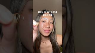 How to get a second piercing at home [upl. by Heddie]