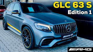 2019 MERCEDES AMG GLC 63 S FULL REVIEW 4MATIC Sound Exhaust Interior Exterior [upl. by Elleynad711]