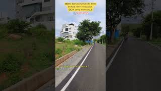 BDA site for sale at Banashankari 6th stage 4th H block  bdasitesforsale sitesforsale [upl. by Nylad]